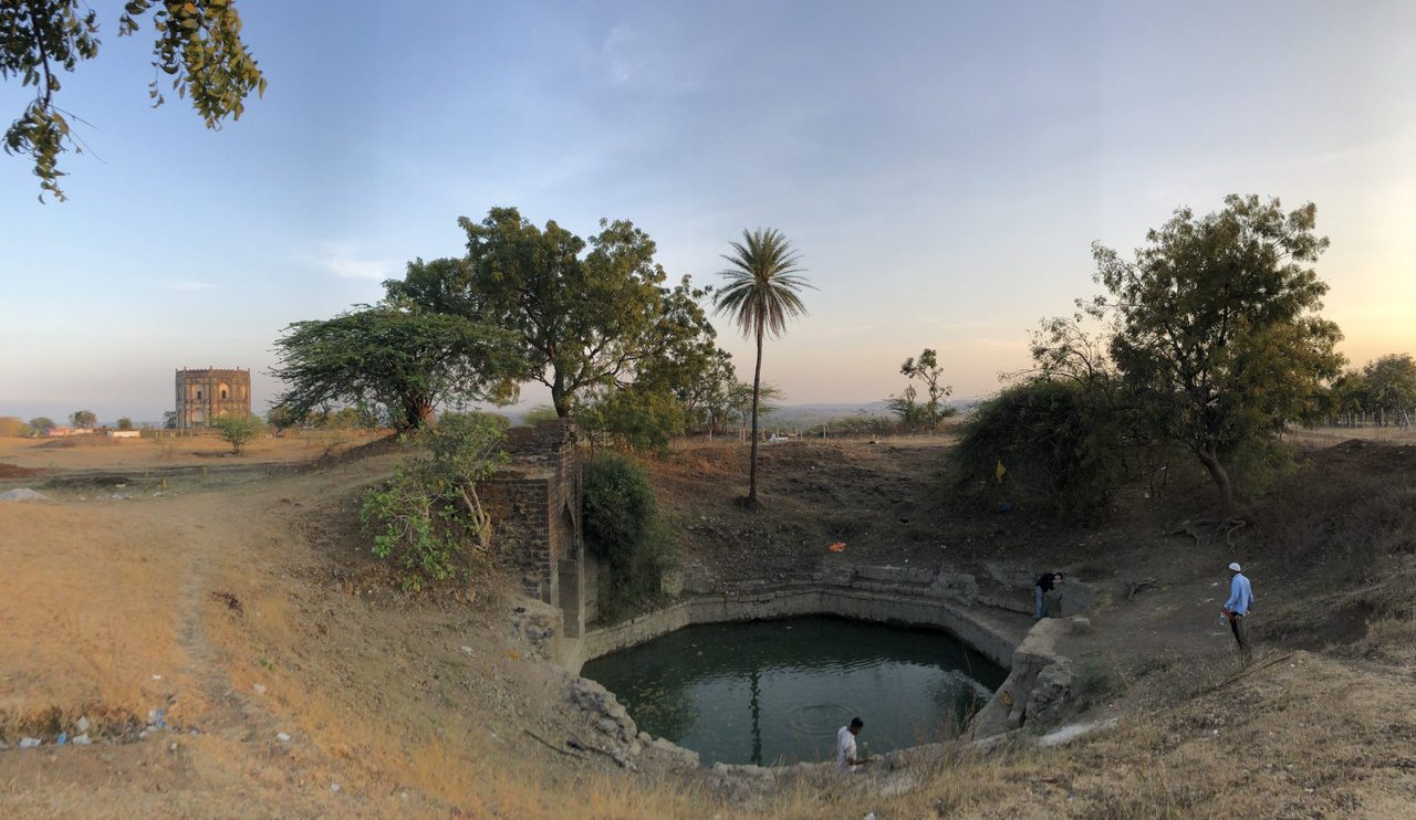 Pari ki Bawdi, an old stepwell and a key site for mapping within Bidar’s changing water systems